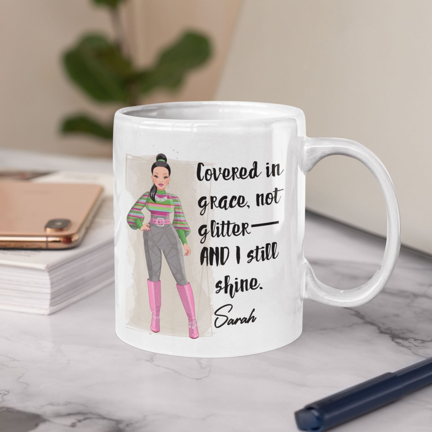 Personalized Sassy Message Christian Lady Mug
