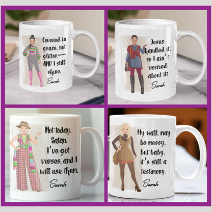 Personalized Sassy Message Christian Lady Mug