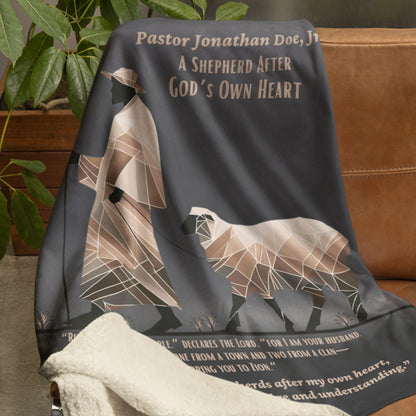 Bible Verse Sherpa Blanket - Pastor Shepherd