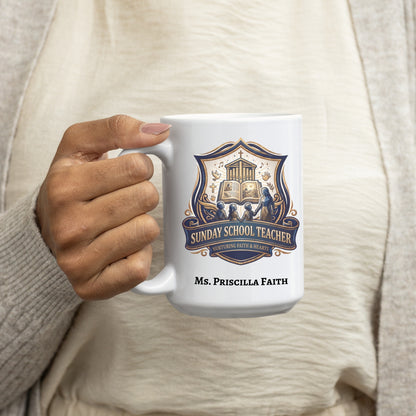 Personalized Sunday School Teacher Gift Mug