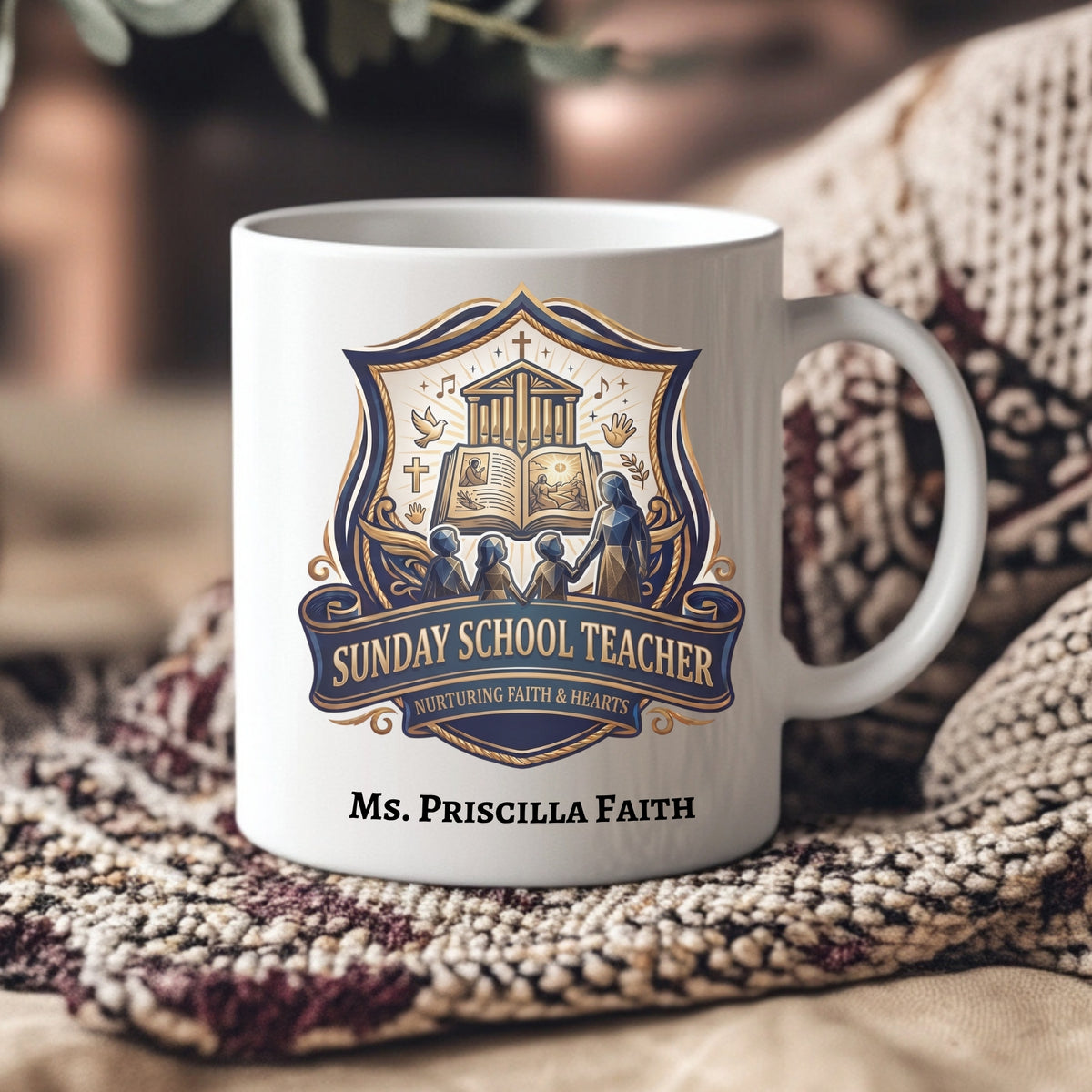 Personalized Sunday School Teacher Gift Mug