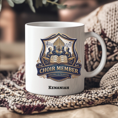 Personalized Church Choir Member Mug | Music Ministry Gift