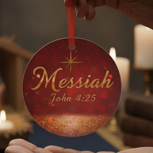 Christian Christmas Elegant Ornament - Messiah