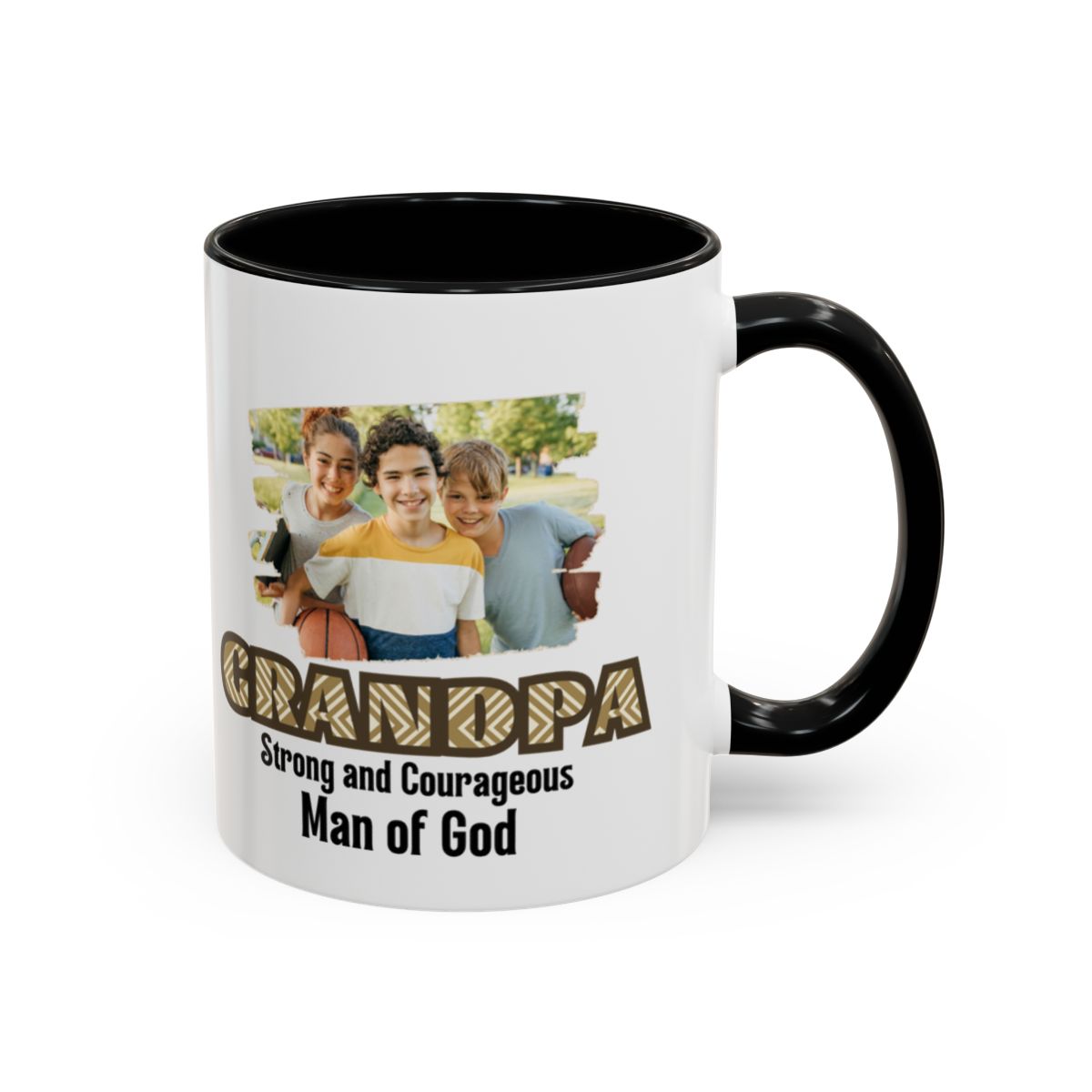 Personalized Father's Day Coffee Cup With Names and Photo