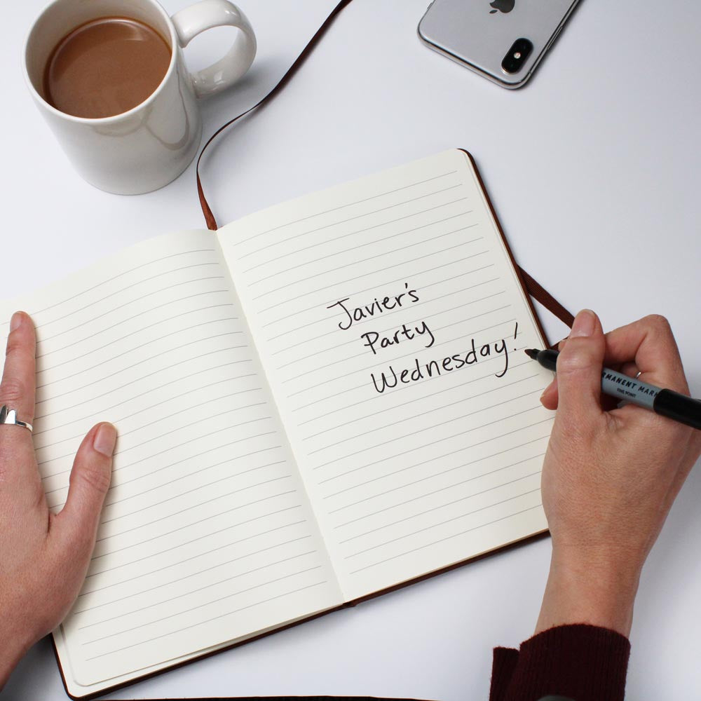 Personalized Pastor Vegan Leather Writing Journal For Sermon Notes