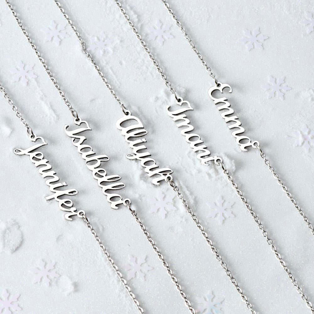 Sister In Christ Gift Personalized Name Necklace Bible Verse Message Card Christian Faith Jewelry For Her Best Friend In Christ Gift