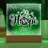 Personalized Christmas Hope Nativity Scene Decorative Night Light