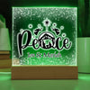 Personalized Christmas Peace Nativity Scene Decorative Night Light