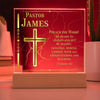 Personalized Pastor Appreciation Acrylic Office Desk Plaque