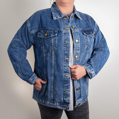 Blessed Mom Personalized Denim Jean Jacket