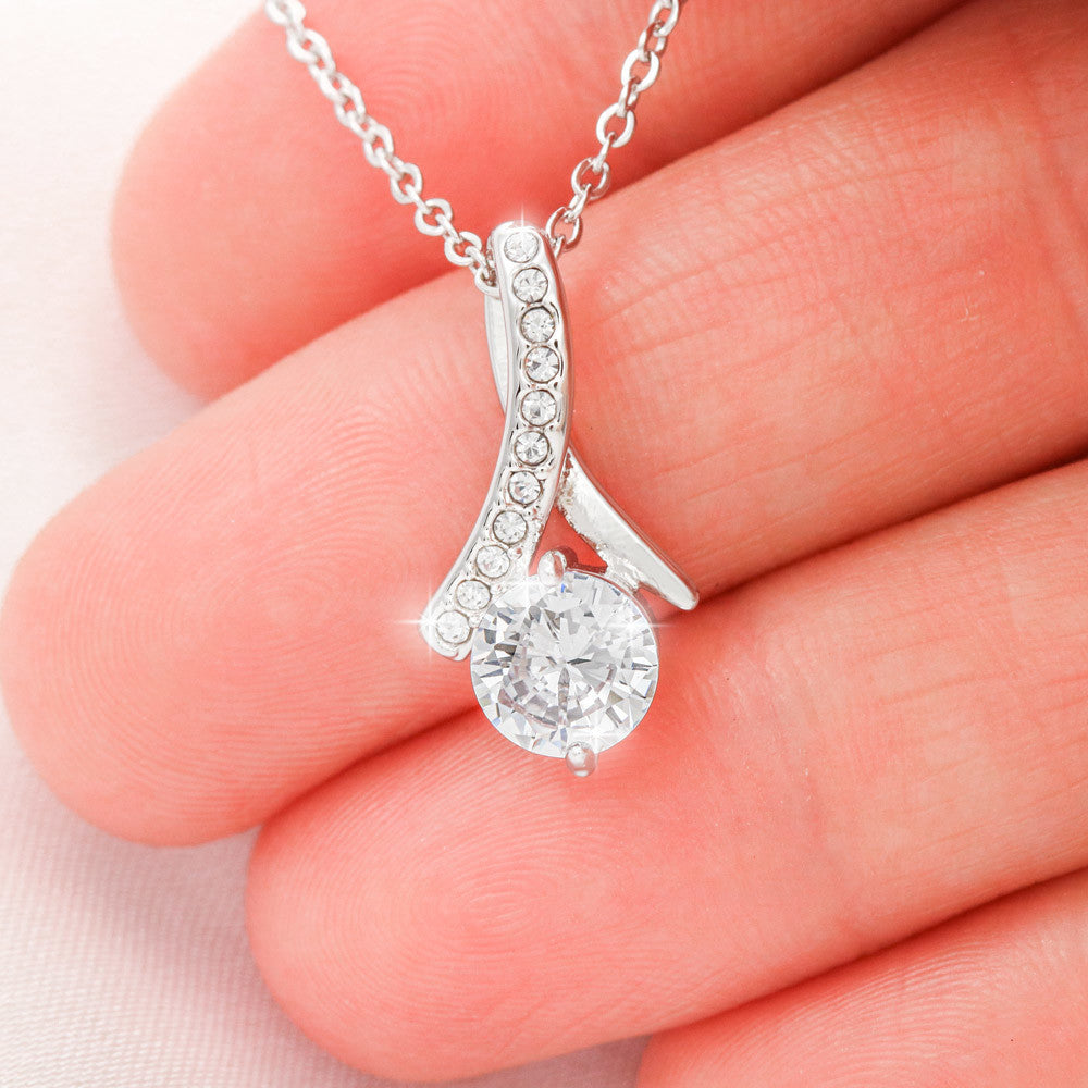 Mother-In-Law Mother's Day Gift Card - Alluring Necklace - Butterflies
