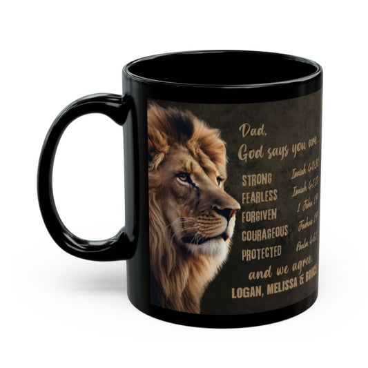Personalized Dad / Grandpa Mug - Bible Verse Affirmations