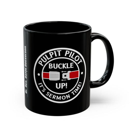 Fun Personalized Pastor Gift Pulpit Pilot Mug