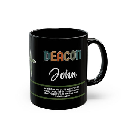 Deacon Coffee Mug - Bible Verse Personalized Gift