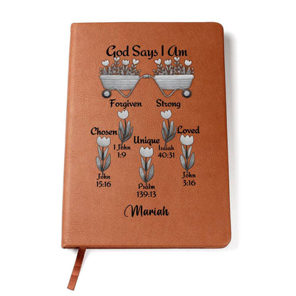 God Says I Am Prayer Journal - Bible Affirmations For Women