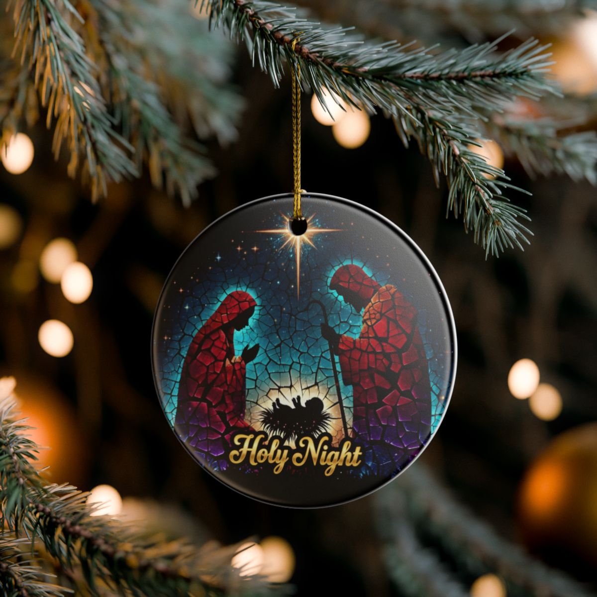 Nativity Scene Ornament - Birth of Jesus