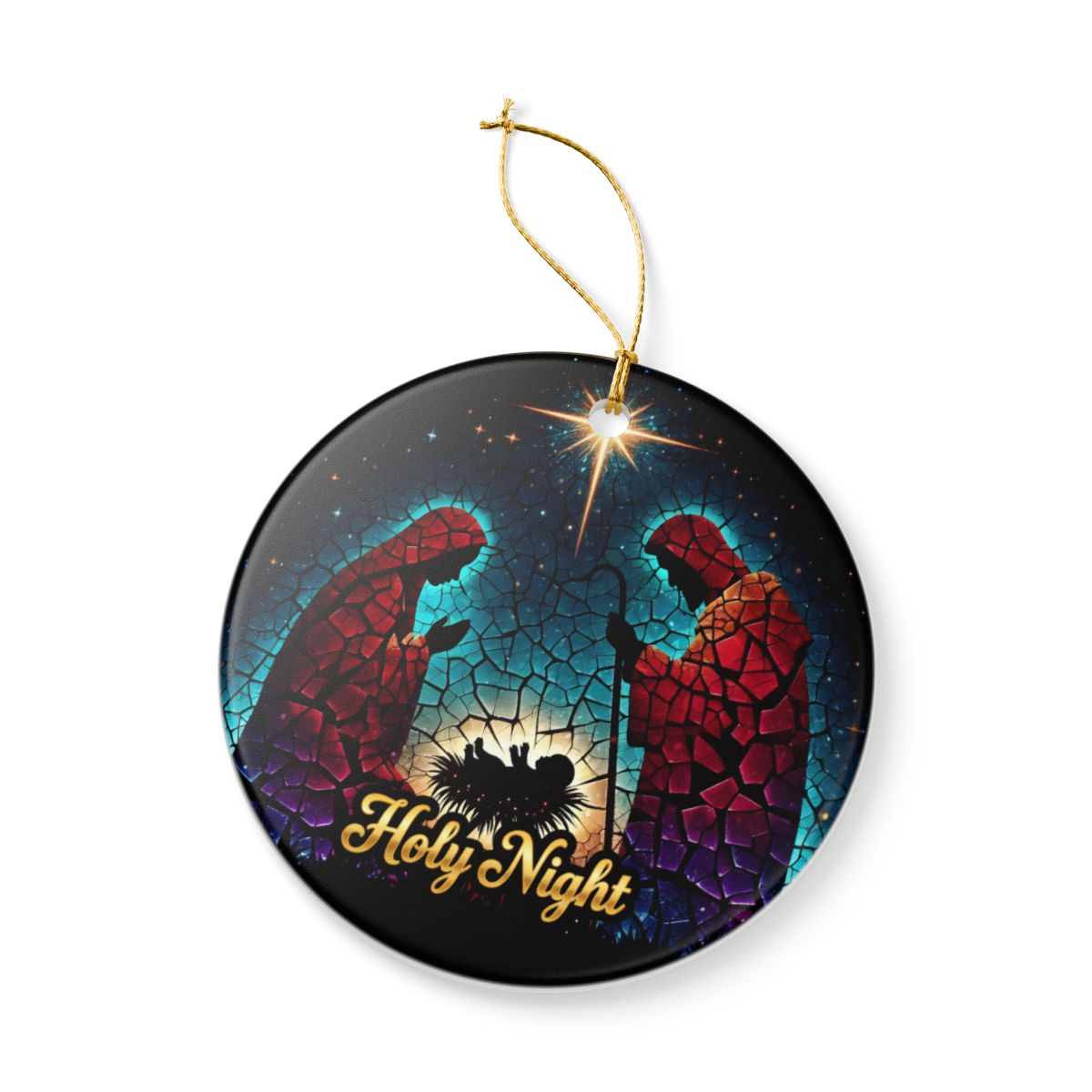 Nativity Scene Ornament - Birth of Jesus