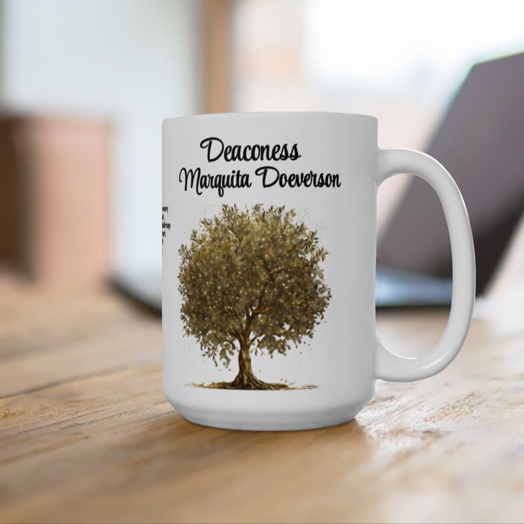 Custom Bible Verse Mug For Deaconess