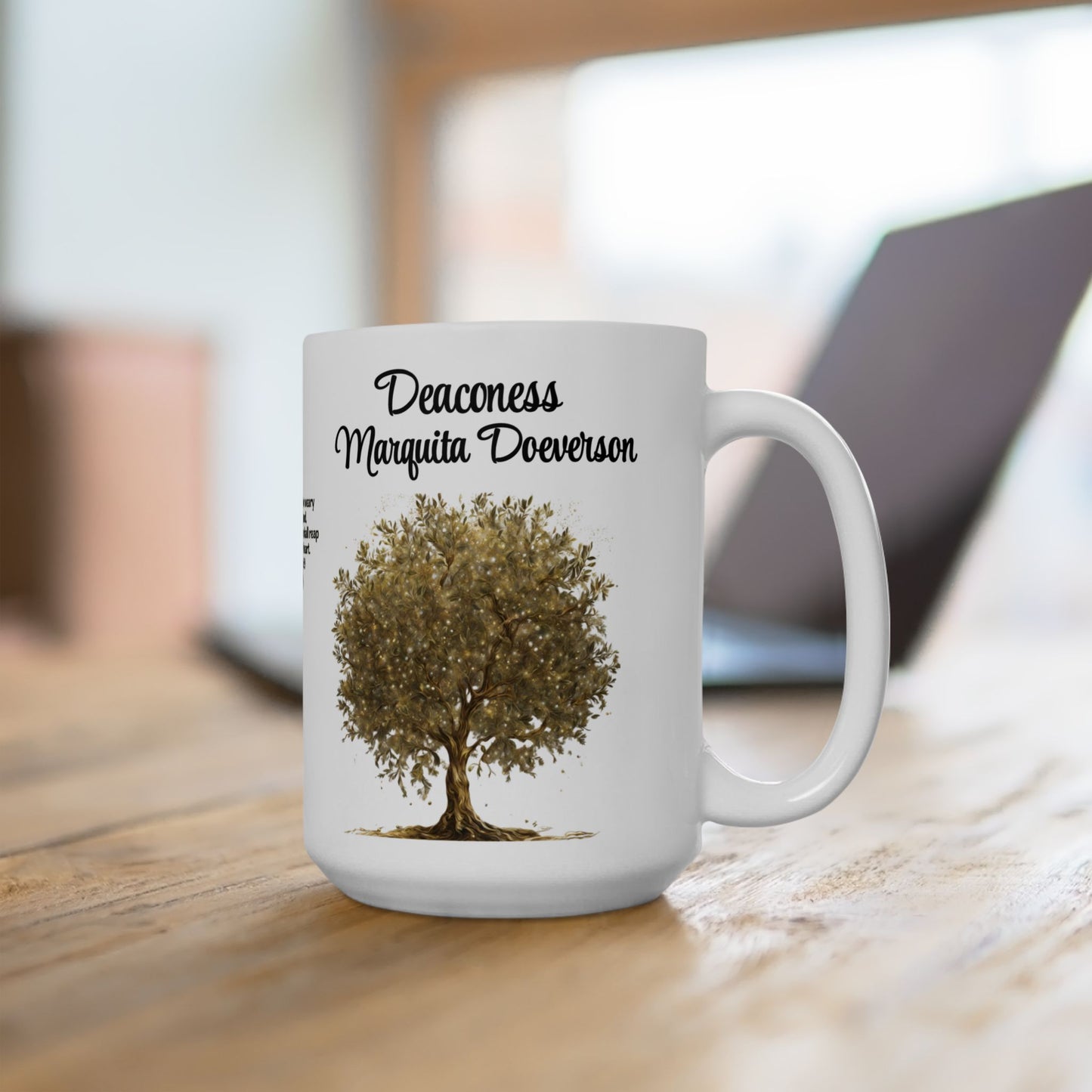Custom Bible Verse Mug For Deaconess