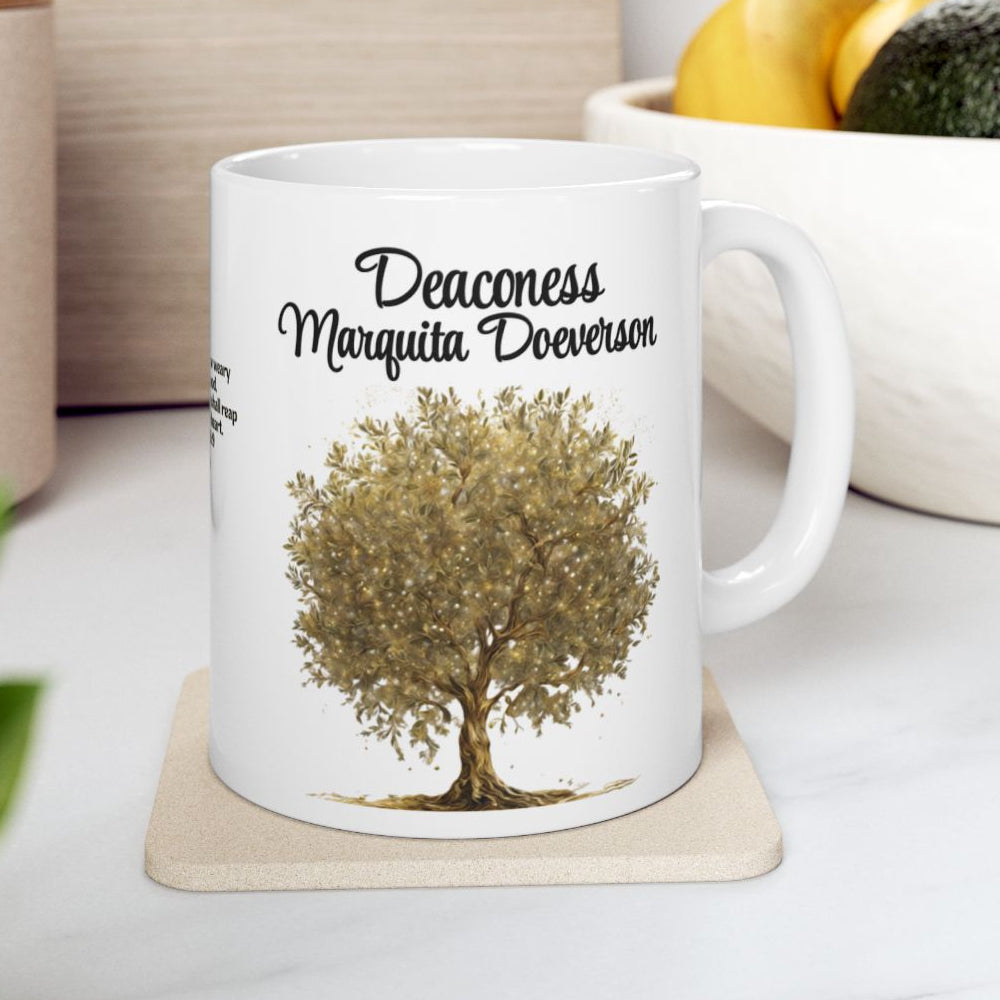 Custom Bible Verse Mug For Deaconess