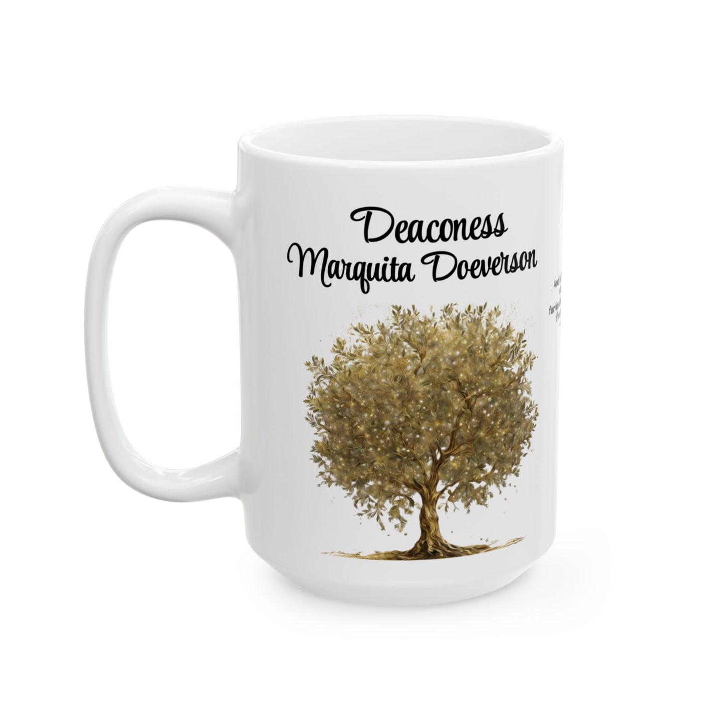 Custom Bible Verse Mug For Deaconess