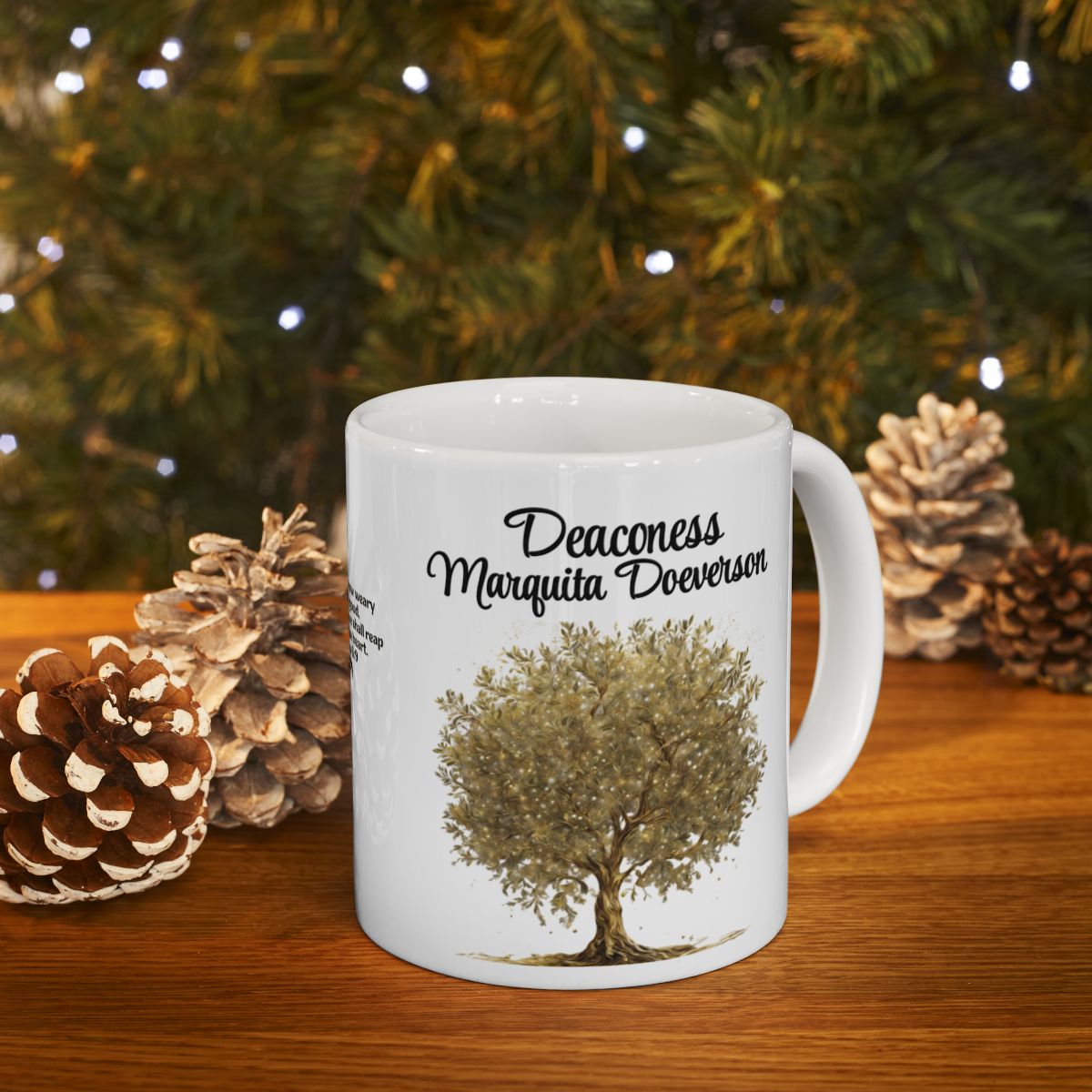 Custom Bible Verse Mug For Deaconess