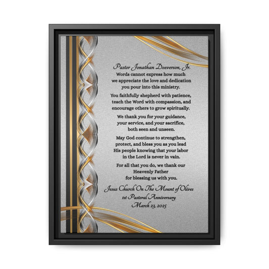 Unique Pastoral Anniversary Gift - Silver And Gold