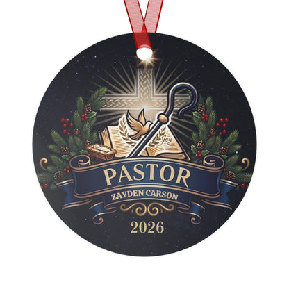 Personalized Christmas Ornament Keepsake Gift For The Pastor's Wife Appreciation, Unique First Lady of Church Congregation