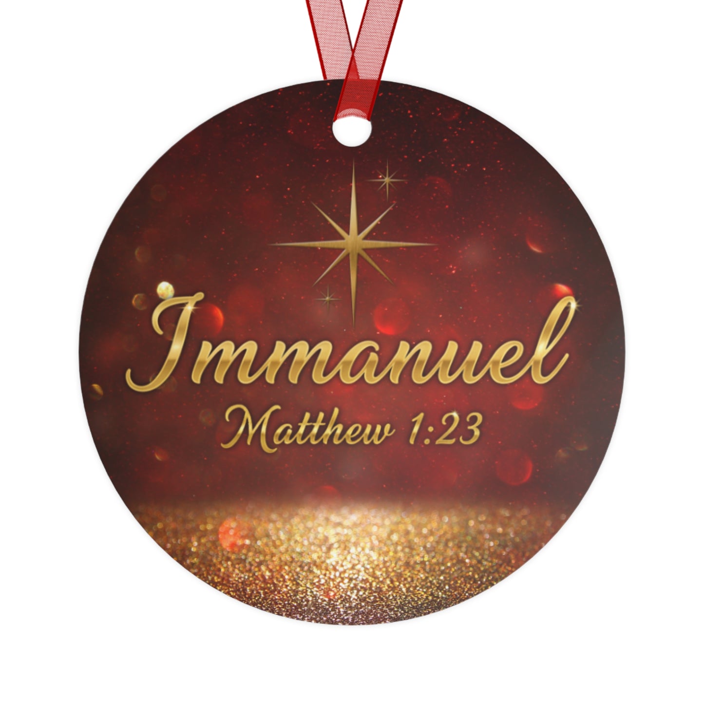 Christian Christmas Ornament - Immanuel