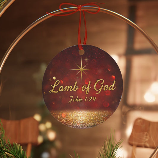 Christian Christmas Ornament - Lamb Of God
