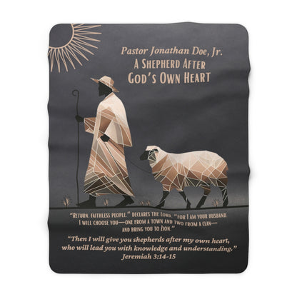 Bible Verse Sherpa Blanket - Pastor Shepherd