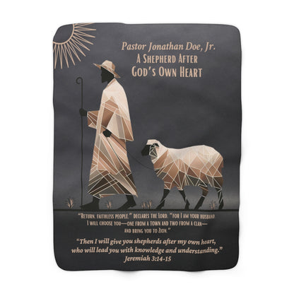 Bible Verse Sherpa Blanket - Pastor Shepherd