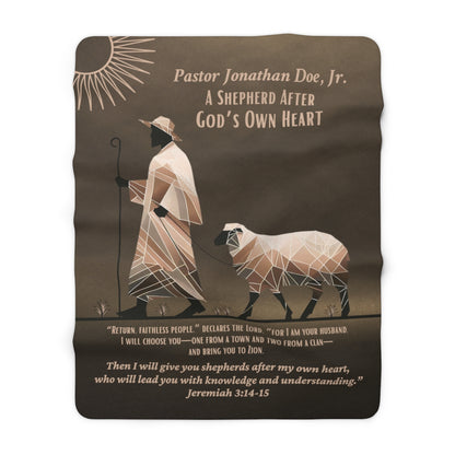 Bible Verse Sherpa Blanket - Pastor Shepherd