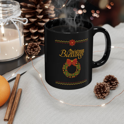 Kente Christmas Blessings Coffee Mug