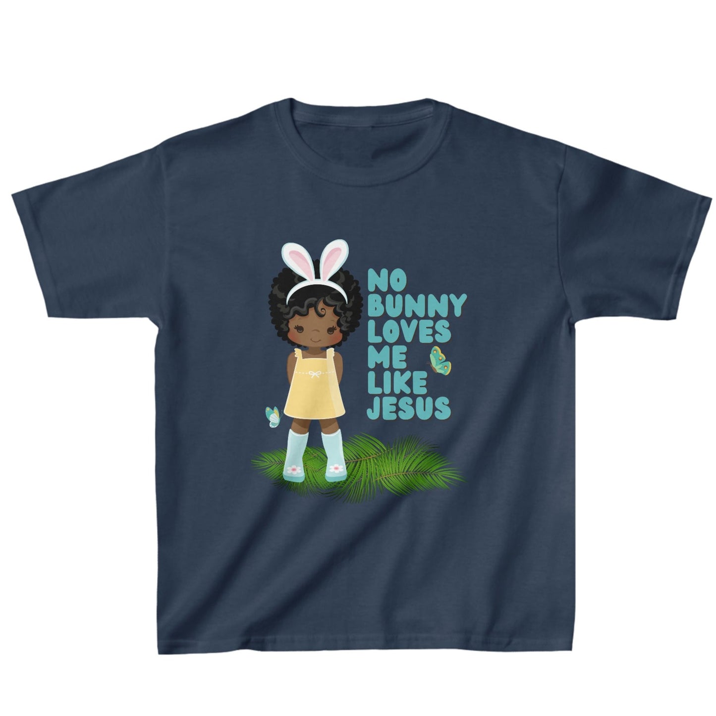 Easter Resurrection Kids T-Shirt - No Bunny Loves Me Like Jesus