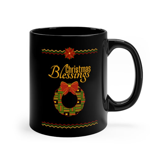 Kente Christmas Blessings Coffee Mug