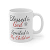 Blessed By God Spoiled by My Children Christian Mother’s Day gift mug