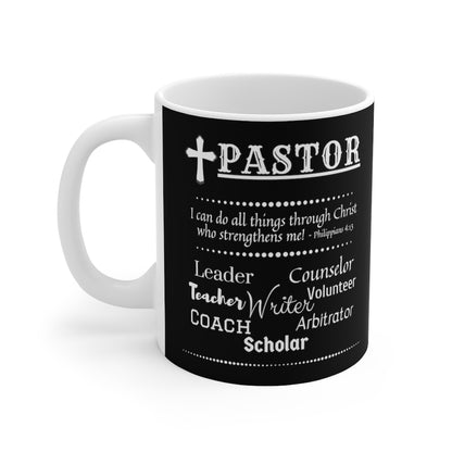 Roles of a Pastor Christian Gift Coffee Mug