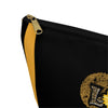 Love Never Fails Leopard Print With Sunflower Cosmetic Accessories Pouch