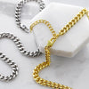 Cuban Link Chain Necklace With Christmas Message Card From Mom