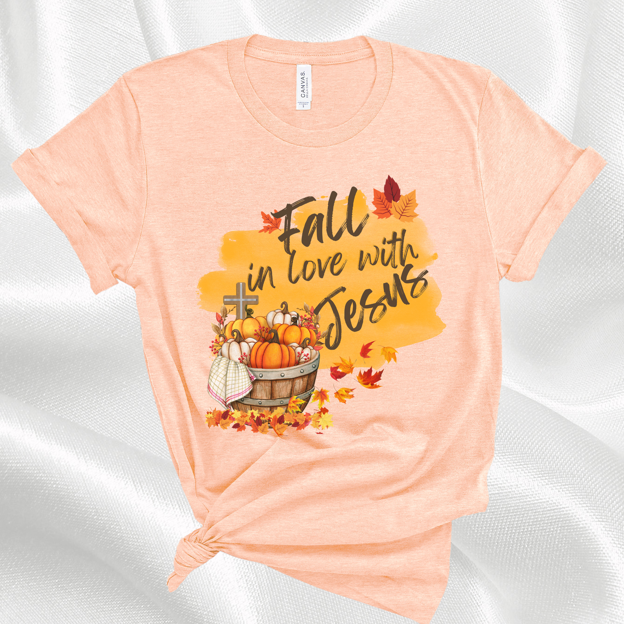Fall In Love With Jesus Christian Faith T-Shirt