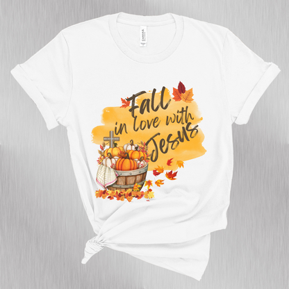 Fall In Love With Jesus Christian Faith T-Shirt