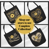Load image into Gallery viewer, Love Leopard Print With Sunflower and Hearts Tote Bag