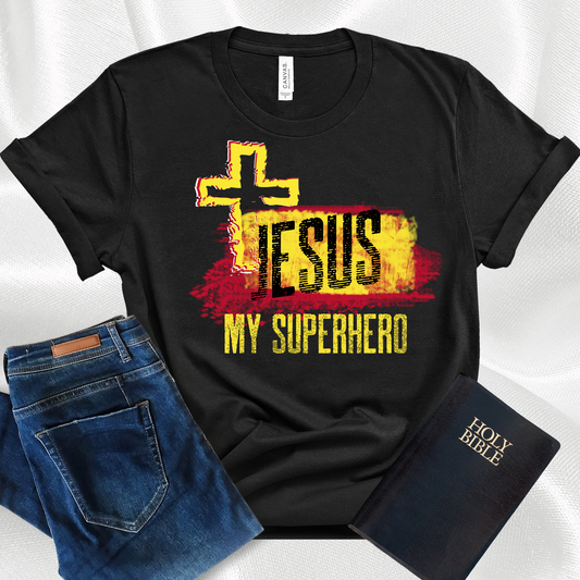 Jesus My Superhero T-shirt | Christian Tee