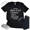 Load image into Gallery viewer, Man of God Husband Dad &amp; Blessed Men&#39;s Father&#39;s Day Christian Faith T-Shirt