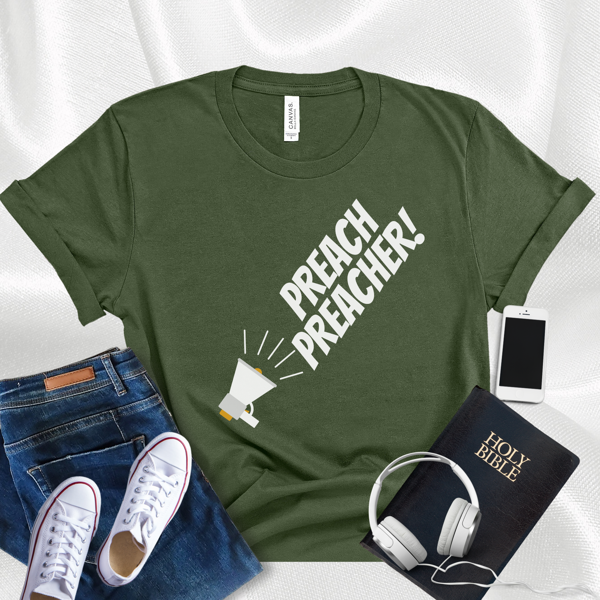 Preach Preacher T-shirt | Christian Tee