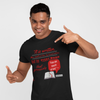Load image into Gallery viewer, Red Letters - Matthew 4:4 Christian T-Shirt