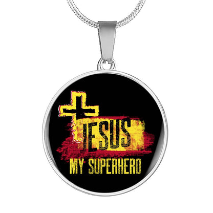 Jesus My Superhero Necklace