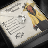 Load image into Gallery viewer, Cubic Zirconia Heart, Happy Birthday, Momma Message Card - Acronym