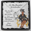 Load image into Gallery viewer, Personalized Christmas Message Card To Grandmother - Heart Necklace